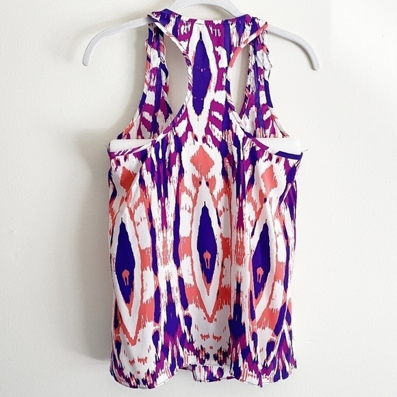 Alice & Trixie silk racerback ruffle blouse XS - Picture 2 of 7